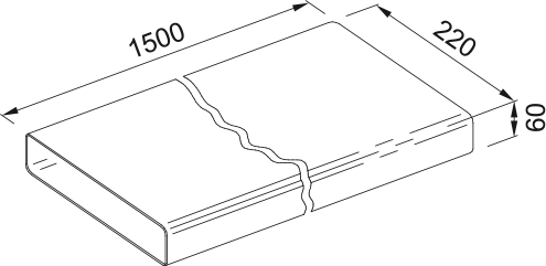 FLAT DUCT TR 1500