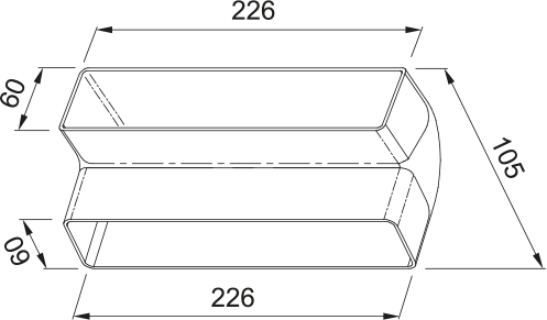 VERTICAL CRCV 90 BEND