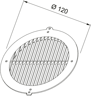 ROUND GRID GDC 120