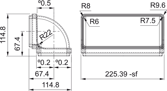 CURVE CRV 90 220X90