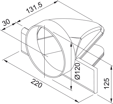 HORIZONTAL CRCO90 ELBOW BEND